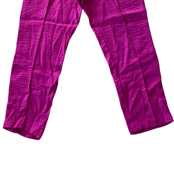 NWT Rachel Roy Drop Anchor Wild Orchid Magenta Cropped Pants - 10 - Picture 3 of 11